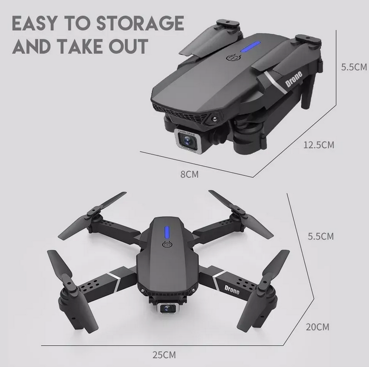 Dron SkyVision Pro 4K Camara Dual Por - Última Generación + REGALO EXCLUSIVO