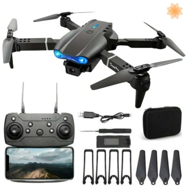 Dron SkyVision Pro 4K Camara Dual Por - Última Generación + REGALO EXCLUSIVO